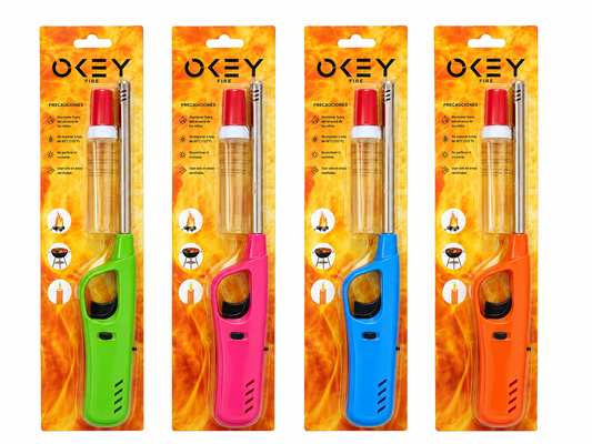 Encendedor BBQ Con repuesto de gas OK100