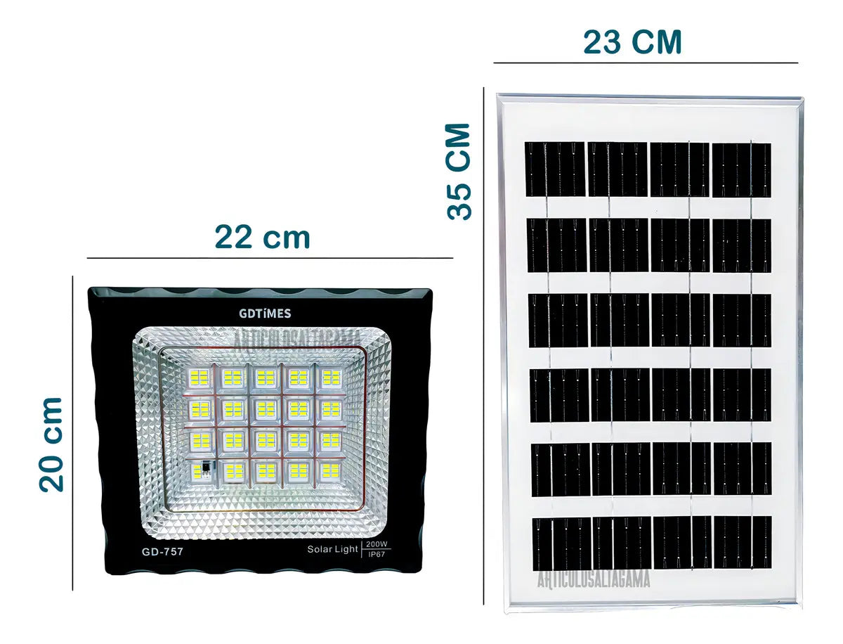 Reflector solar GDTIMES GD-757 200 W