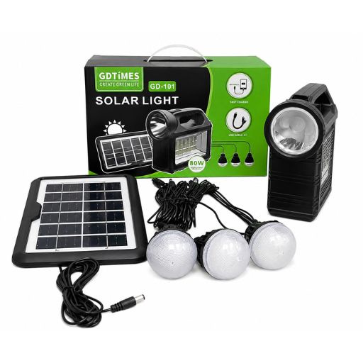 Linterna Kit de iluminación solar GDTIMES GD-101
