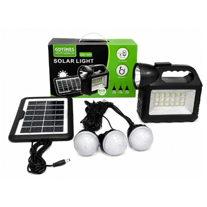 Linterna Kit de iluminación solar GDTIMES GD-101