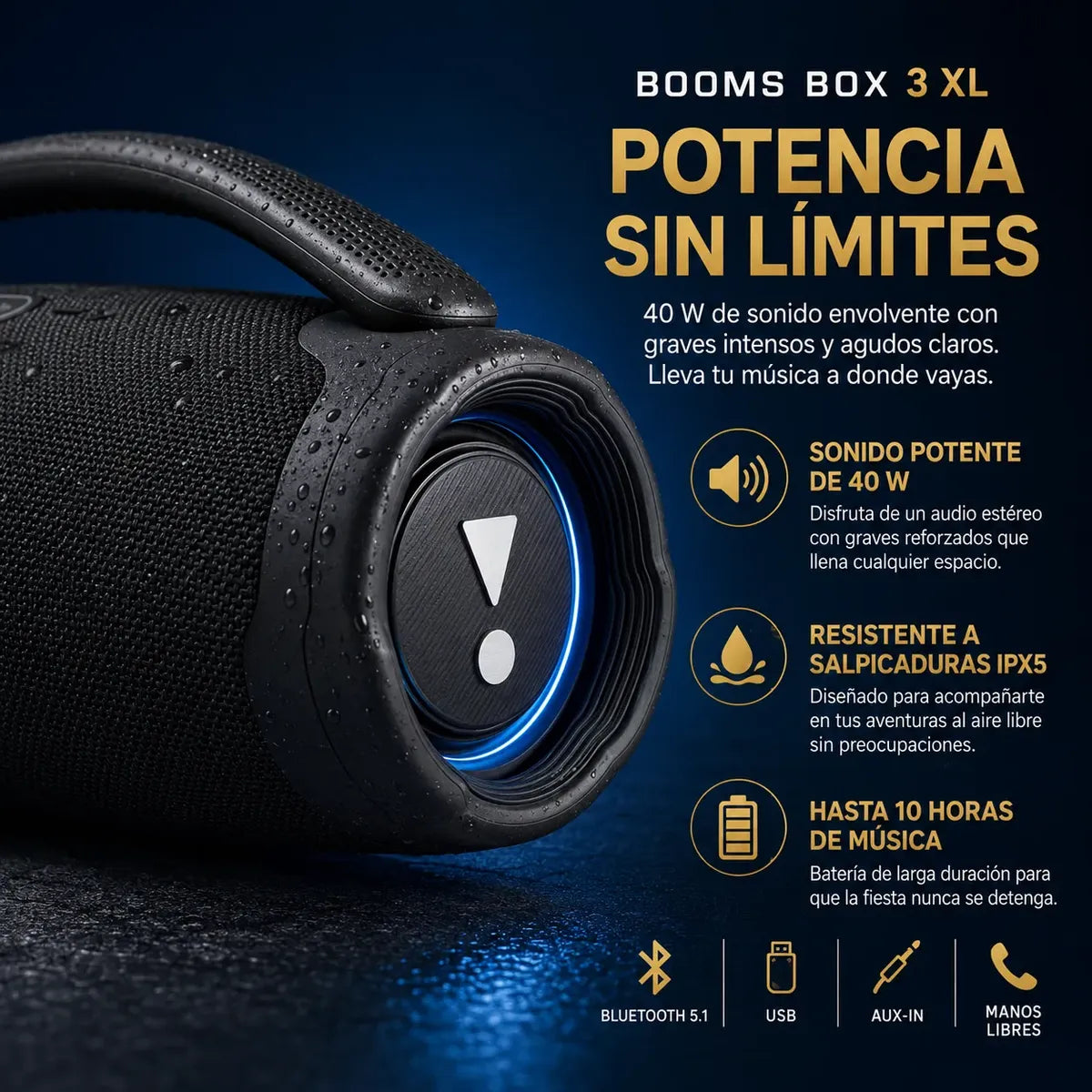 PARLANTE BOOMBOX3 XL